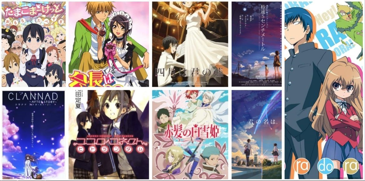 TOP 20 ROMANCE ANIME TO WATCH ON NETFLIX