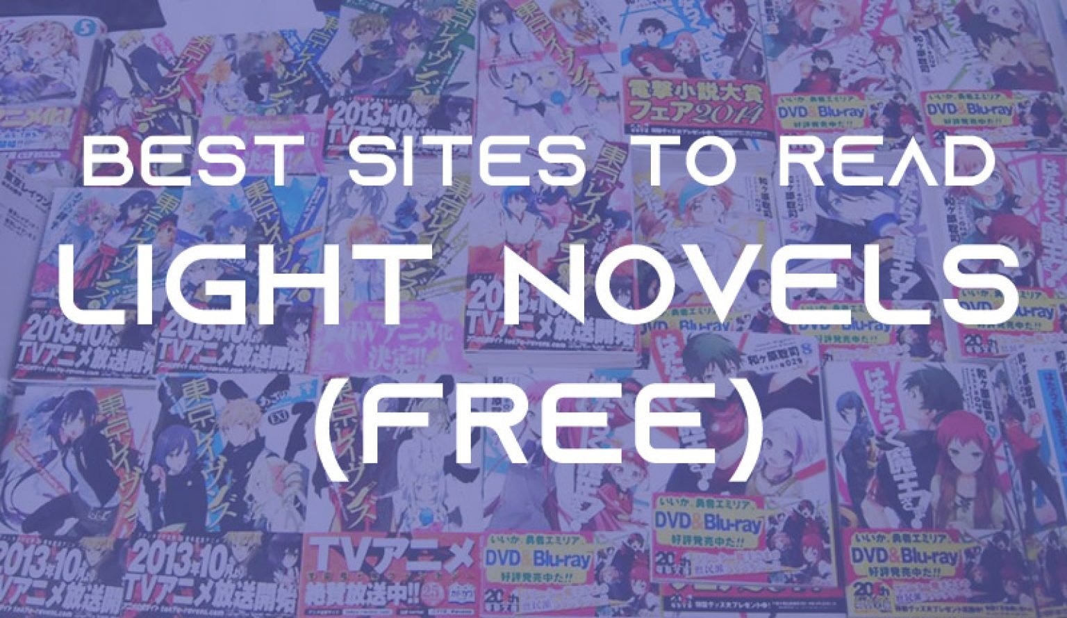 Top 20 sites for Reading Japanese Light Novels Anime Rankers