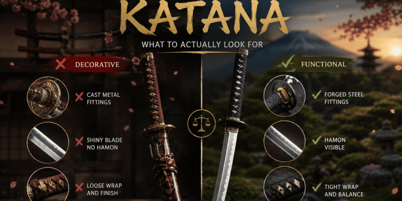 Decorative vs Functional Katana: What to Actually Look For